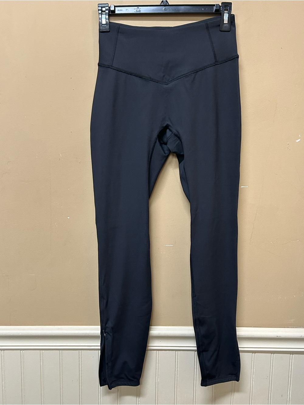 Flir Tee  Golf  Black Legging Pants Zip Ankle Size Small